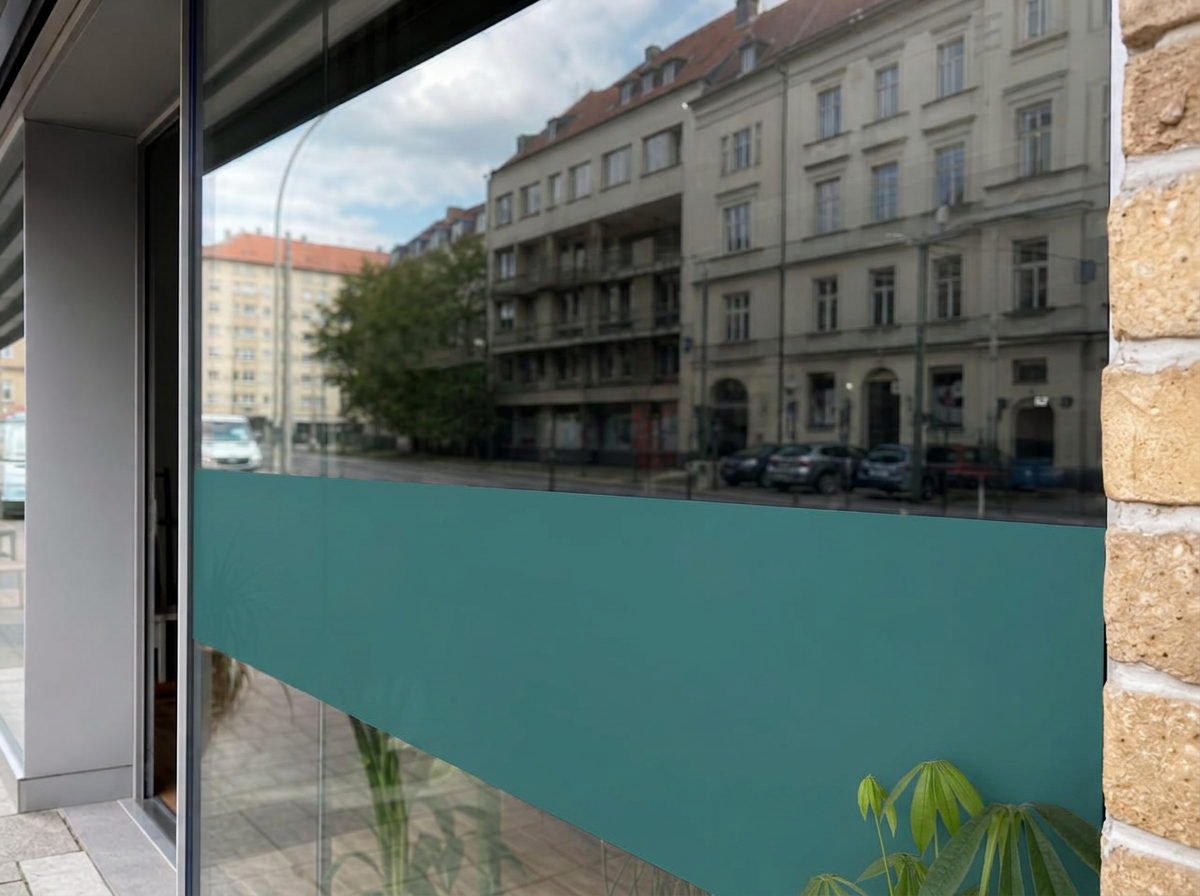 Schaufenster & Glasdekor – Beispiel aus eigener Produktion