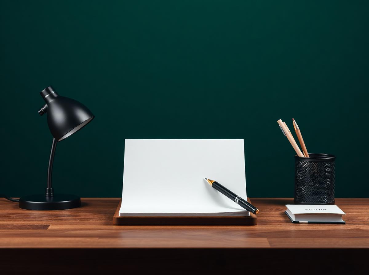 Schreibtischunterlagen – Mockup aus eigener Produktion